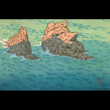 Ar-Frich (Ploumanac’h) from Breton Landscapes by Henri Rivière (1891)