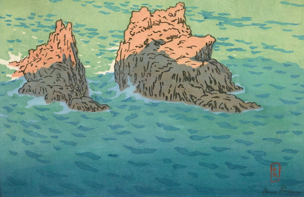 Ar-Frich (Ploumanac’h) from Breton Landscapes by Henri Rivière (1891) | 1