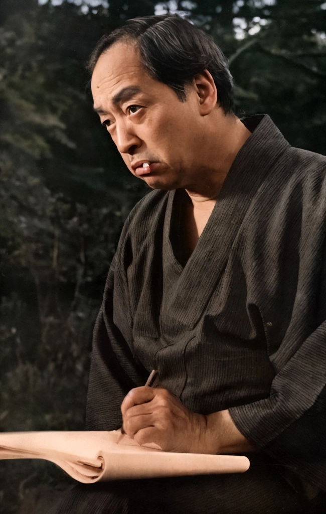 「梅原龍三郎」 田村茂 | AIカラー化