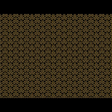 6種類の組亀甲模様の背景イラストとベクター