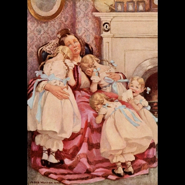 「ケンウィグ夫人と四人の小さなケンウィグたち （ニコラス・ニクルビー）」 ジェシー・ウィルコックス・スミス