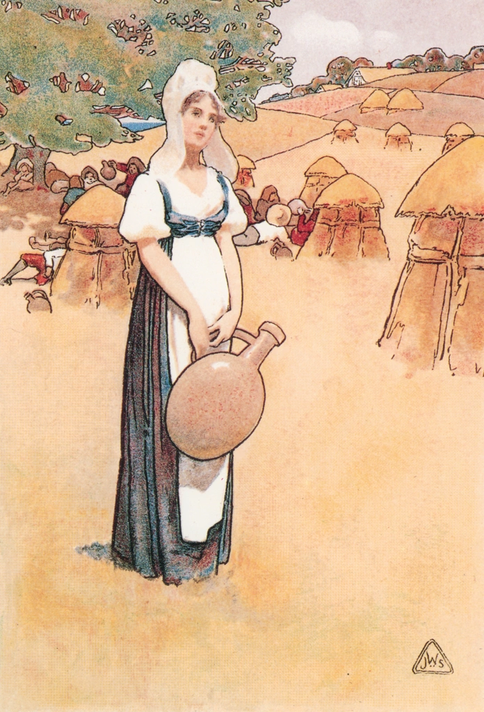 「まことに美しい乙女であった （エヴァンジェリン：アカディー物語）」 ジェシー・ウィルコックス・スミス | Jessie Willcox Smith: American Illustratorより