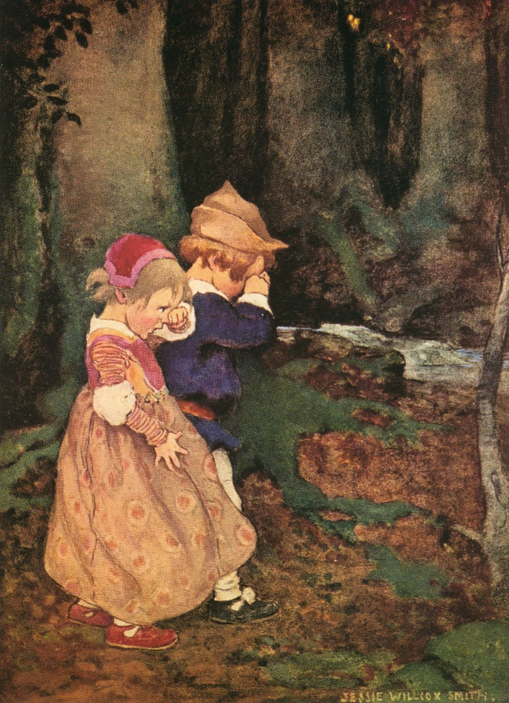 「森の中の子どもたち （子どものための童話集）」 ジェシー・ウィルコックス・スミス （1911年） | Jessie Willcox Smith: American Illustratorより