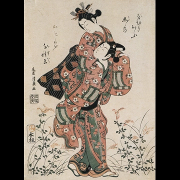 「見立武蔵野」 鳥居清広 （1751-64年）