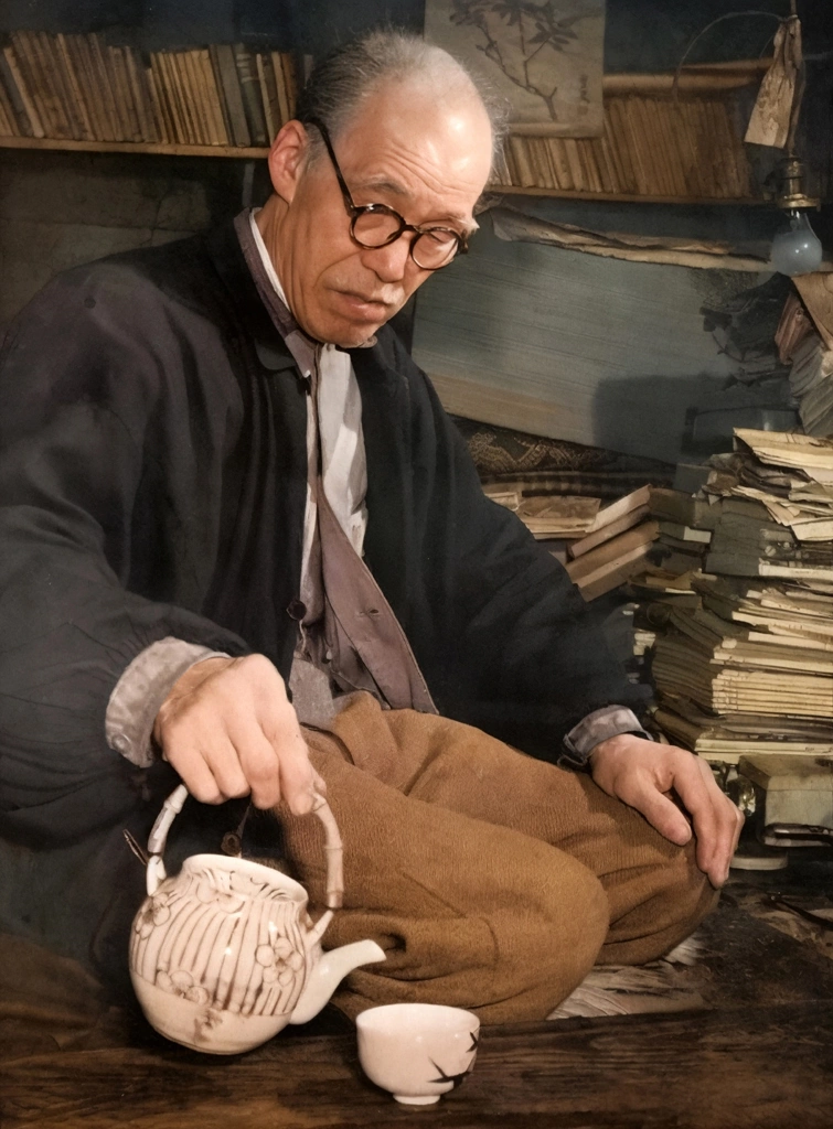 「高村光太郎」 田村茂 | AIカラー化