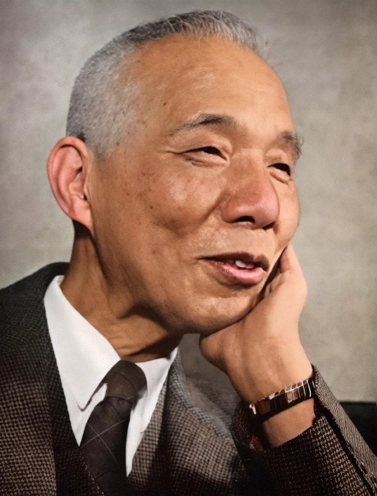 「大谷竹次郎」 田村茂 | AIカラー化