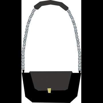 3種類のショルダーバッグのイラストとベクター