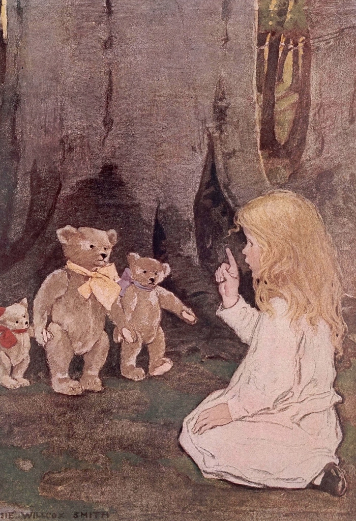 「3匹の熊 （The Now-A-Days Fairy Book）」 ジェシー・ウィルコックス・スミス （1911年） | The Now-A-Days Fairy Bookより