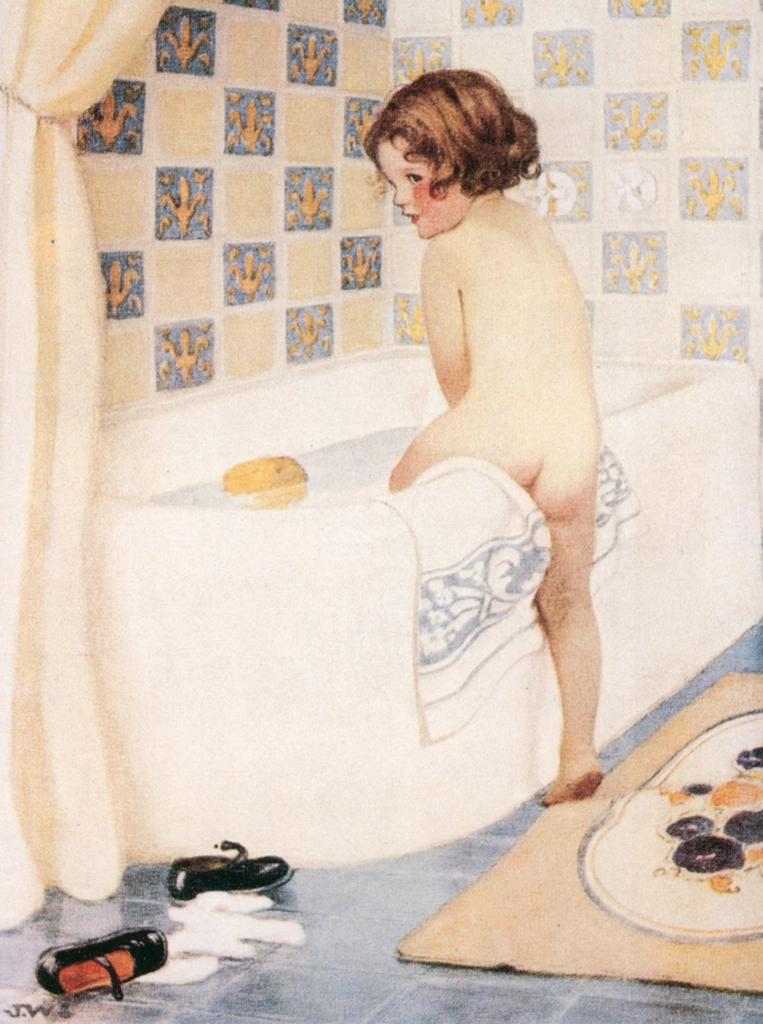 「Standard Plumbing Fixturesの1924年6月の広告」 ジェシー・ウィルコックス・スミス （1924年） | Jessie Willcox Smith: American Illustratorより