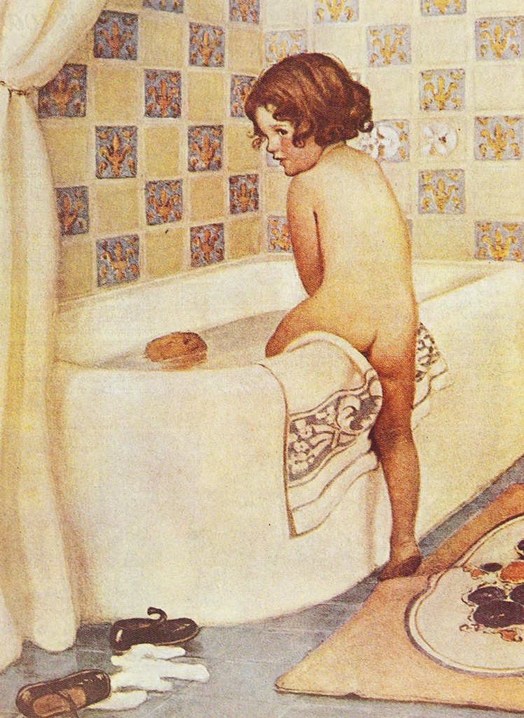 「Standard Plumbing Fixturesの1924年6月の広告」 ジェシー・ウィルコックス・スミス （1924年） | Once Upon a Time: 20 Bedtime Stories and Poemsより