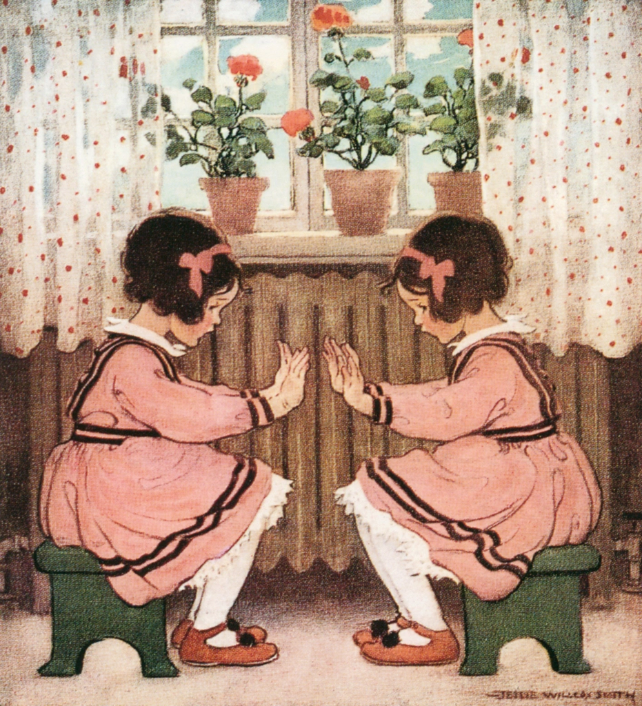 「家庭の二つの安らぎ」 ジェシー・ウィルコックス・スミス （1924年） | Jessie Willcox Smith: American Illustratorより