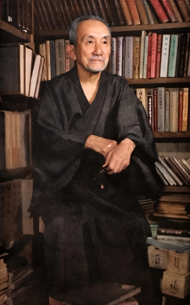 「新村出」 田村茂 | AIカラー化