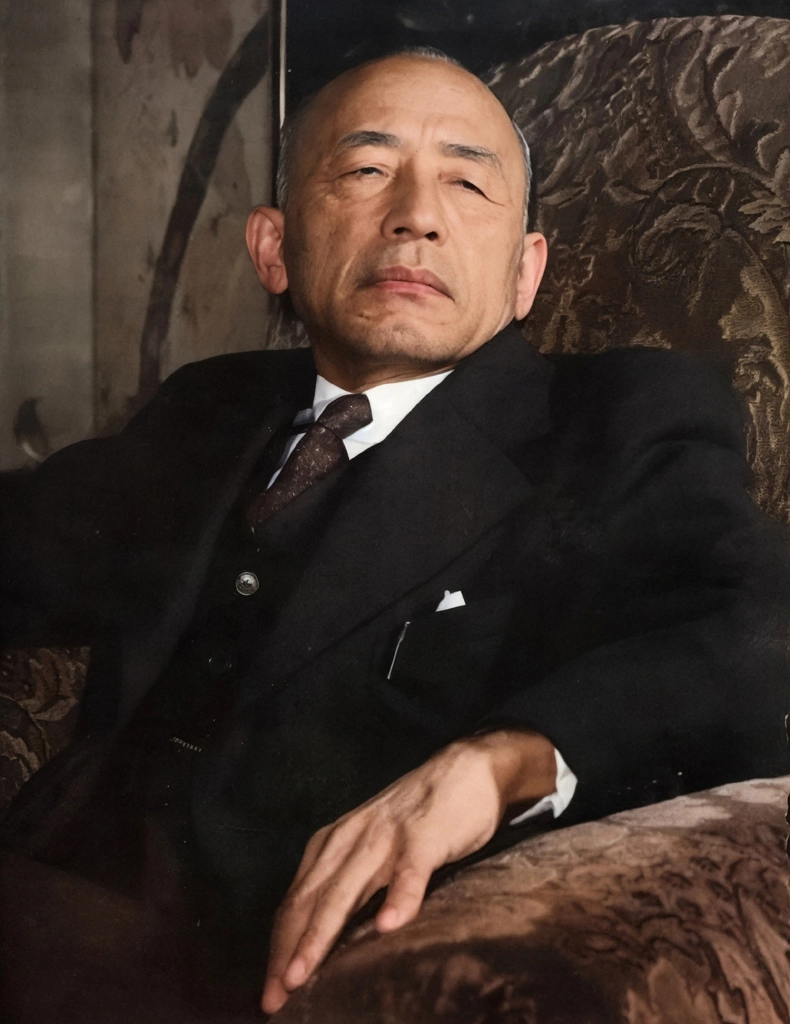 「天野貞祐」 田村茂 | AIカラー化