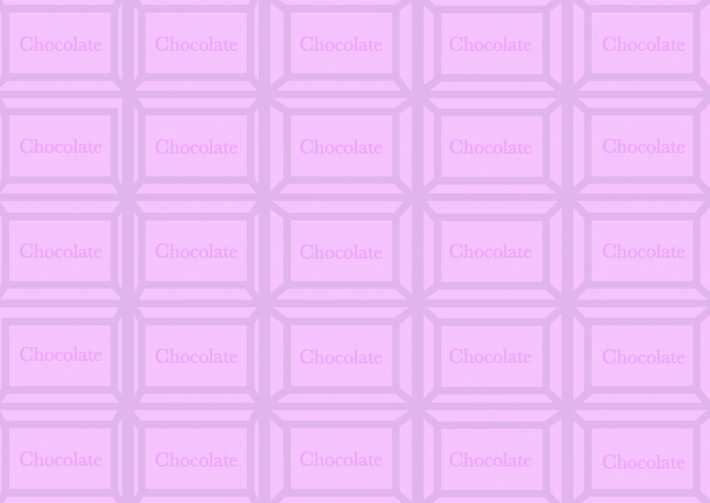 3種類の板チョコのイラスト | ストロベリーチョコレート