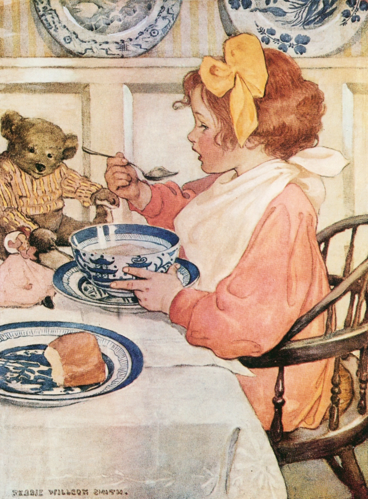 美食家 （The Seven Ages of Childhood） | Jessie Willcox Smith: American Illustratorより