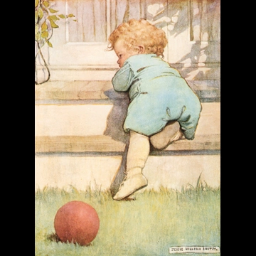 「それからよちよち歩きの男の子 （The Seven Ages of Childhood）」 ジェシー・ウィルコックス・スミス （1909年）