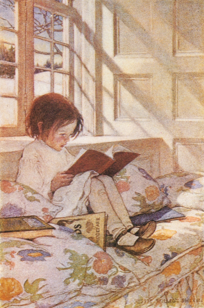 「冬の絵本 （子供の詩の園）」 ジェシー・ウィルコックス・スミス （1905年） | Jessie Willcox Smith: American Illustratorより