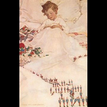 「掛け布団の国 （子供の詩の園）」 ジェシー・ウィルコックス・スミス （1905年）