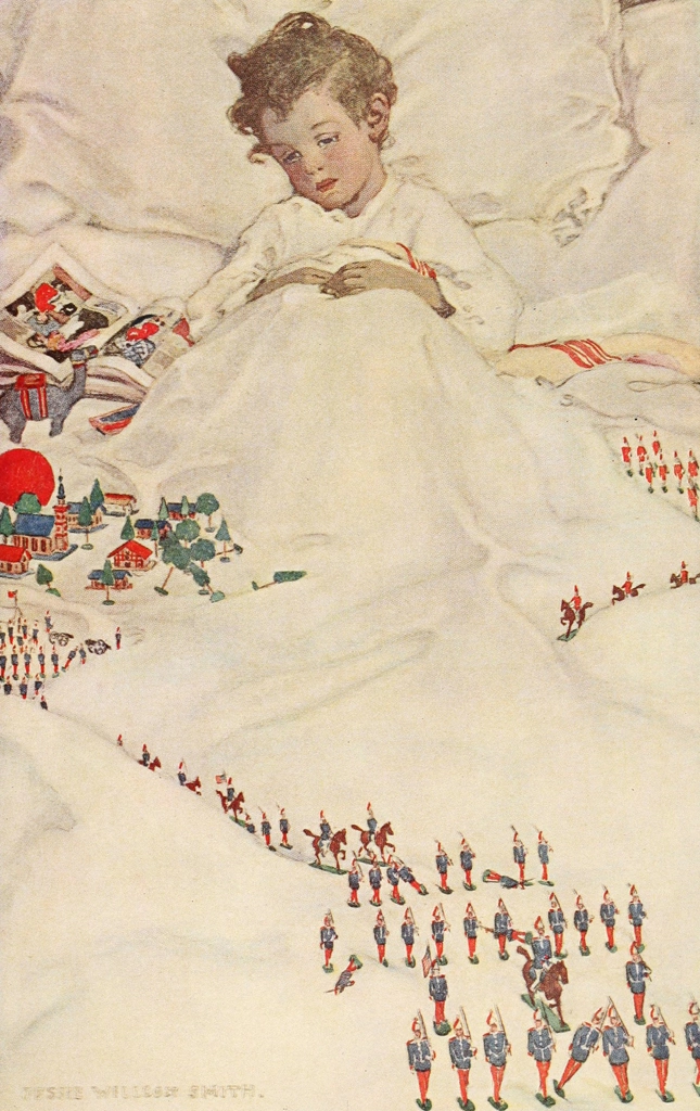 「掛け布団の国 （子供の詩の園）」 ジェシー・ウィルコックス・スミス （1905年） | A Child's Garden of Versesより