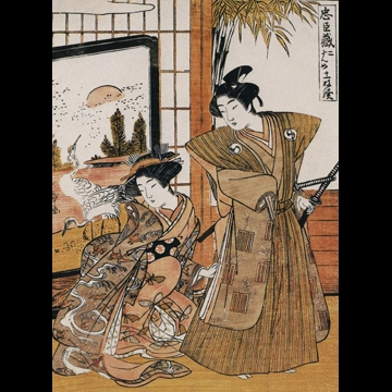 「忠臣蔵 二だんめ 」 勝川春章 （1772-81年）