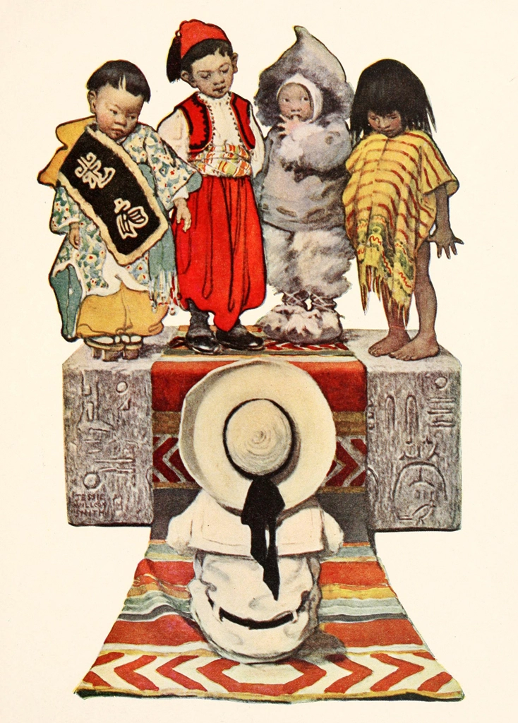 「外国の子どもたち （子供の詩の園）」 ジェシー・ウィルコックス・スミス （1905年） | A Child's Garden of Versesより