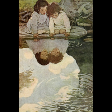 「鏡の川 （子供の詩の園）」 ジェシー・ウィルコックス・スミス （1905年）