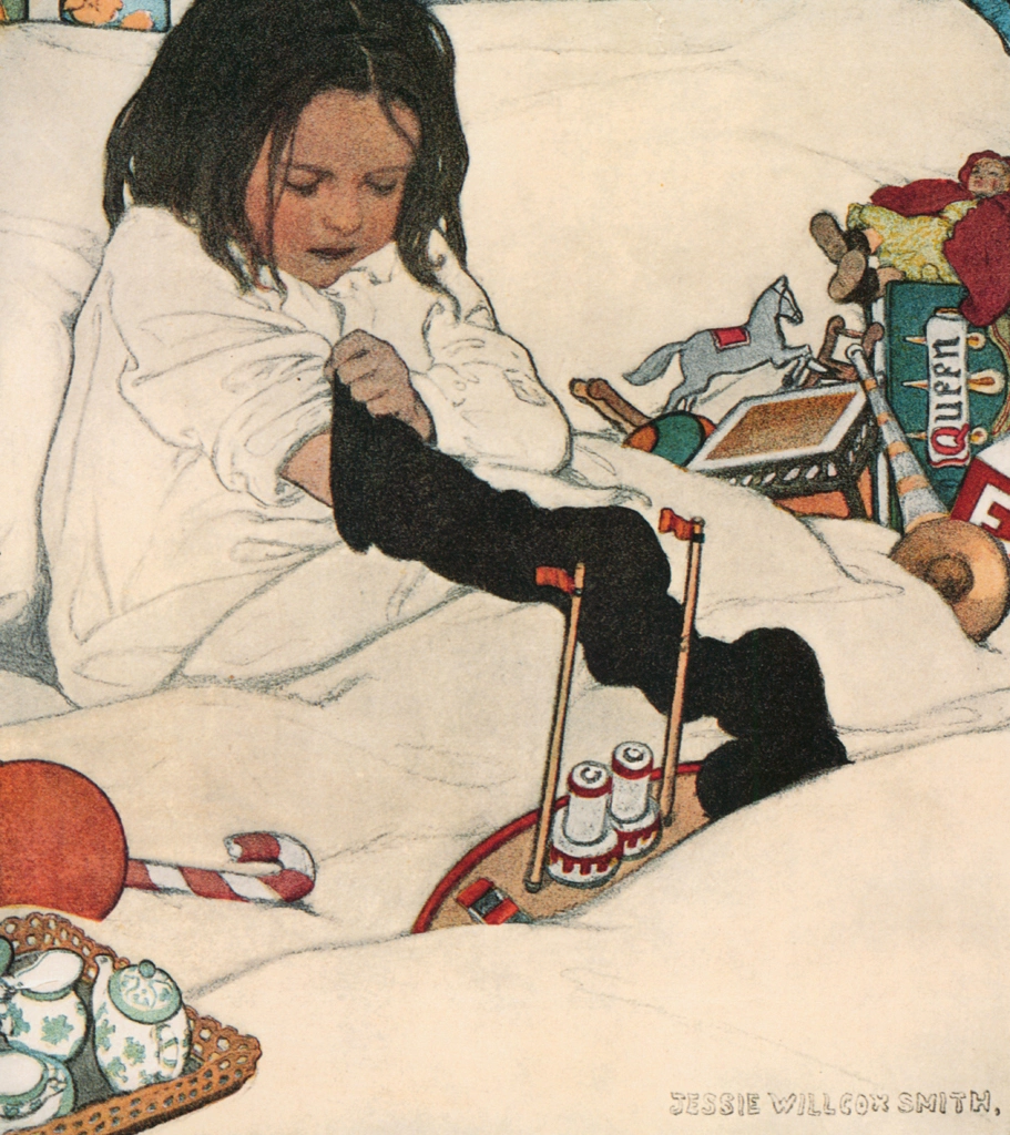「おもちゃ （子供の本）」 ジェシー・ウィルコックス・スミス （1903年） | Jessie Willcox Smith: American Illustratorより
