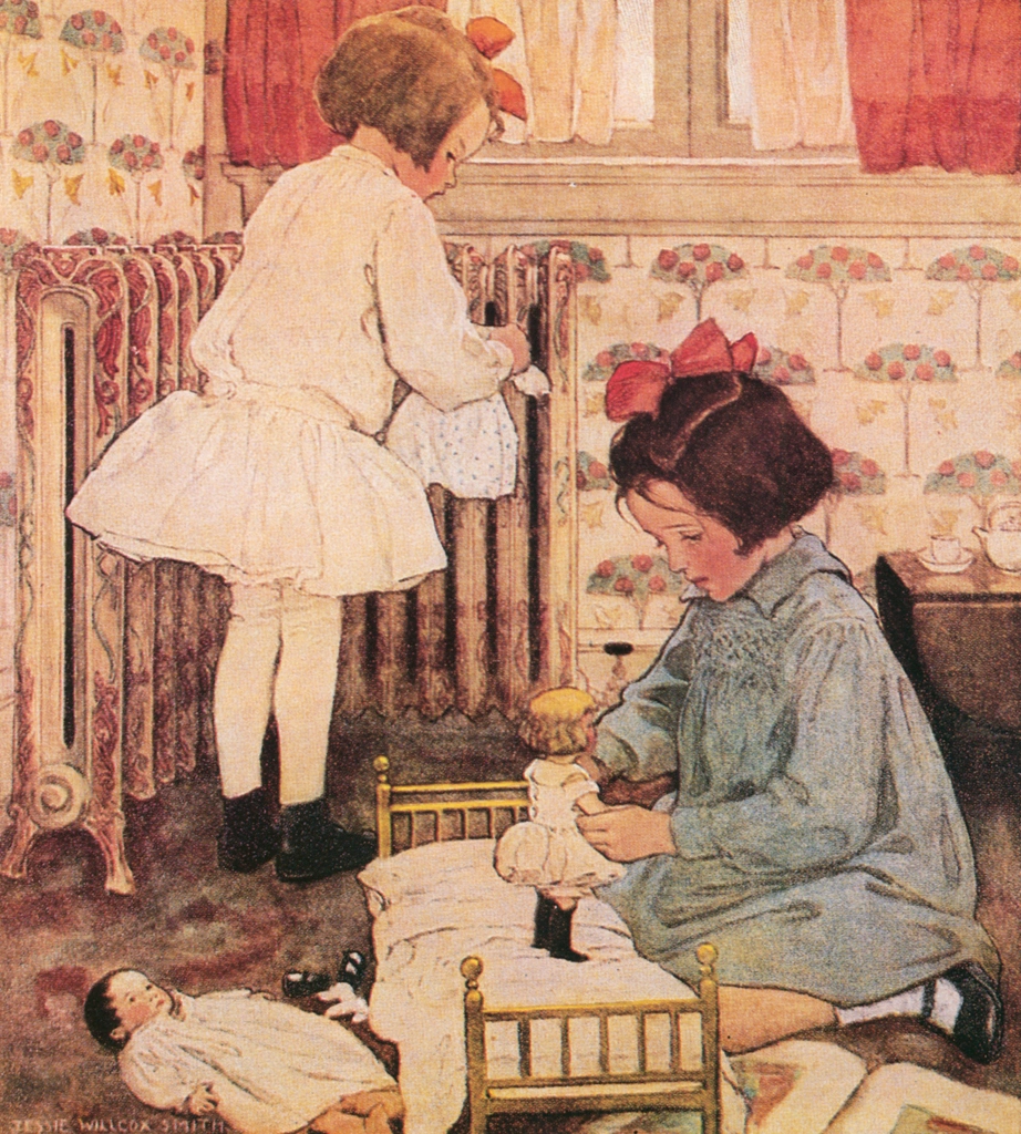 「居心地の良い家 （The Homes Successful Booklet）」 ジェシー・ウィルコックス・スミス （1900年） | Jessie Willcox Smith: American Illustratorより