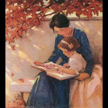 「グッド・ハウスキーピングの1921年10月号の表紙」 ジェシー・ウィルコックス・スミス （1921年）