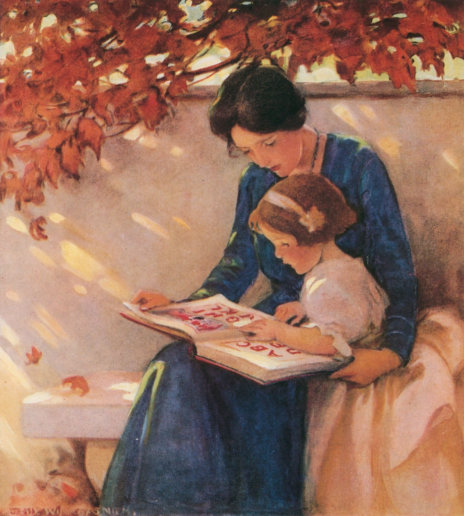 「グッド・ハウスキーピングの1921年10月号の表紙」 ジェシー・ウィルコックス・スミス （1921年） | Jessie Willcox Smith: American Illustratorより