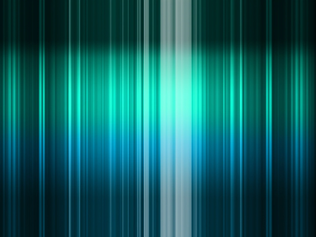 4種類のストライプ状の光の筋の背景イラスト | 緑色