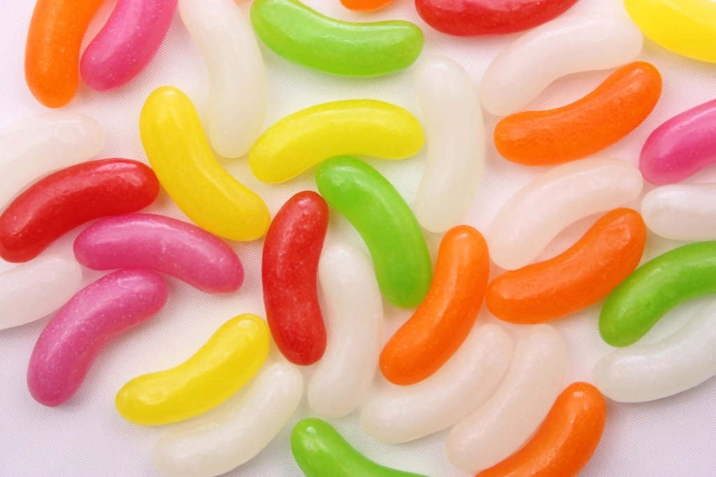 3種類のゼリービーンズの写真 | 1