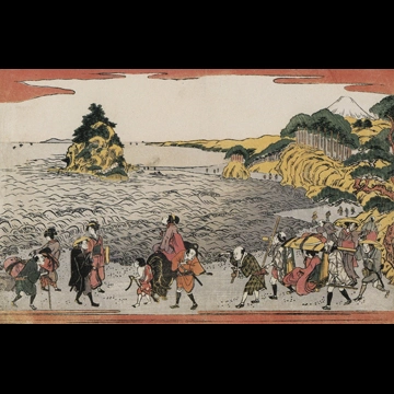 「新板相州江嶌之図」 玉川舟調 （1789-1801年）