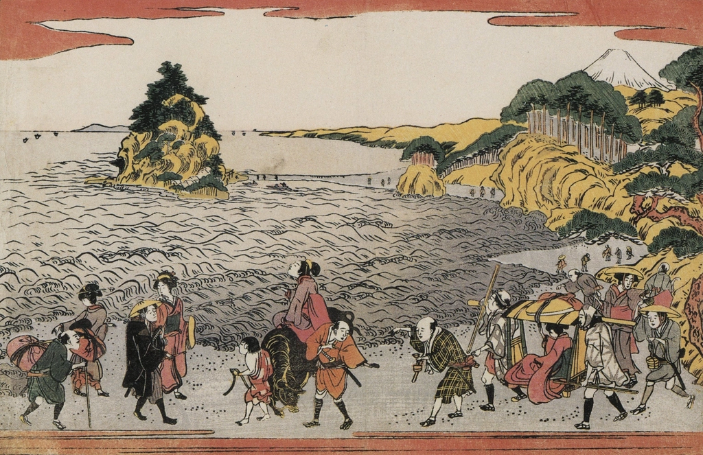 「新板相州江嶌之図」 玉川舟調 （1789-1801年） | 秘蔵浮世絵大観 (別巻) チェスター・ビーティより