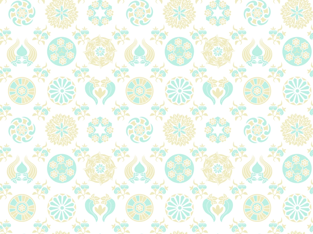 幾何学的な更科模様の背景イラストとベクター&nbsp;-&nbsp;淡緑色と淡黄色と白色