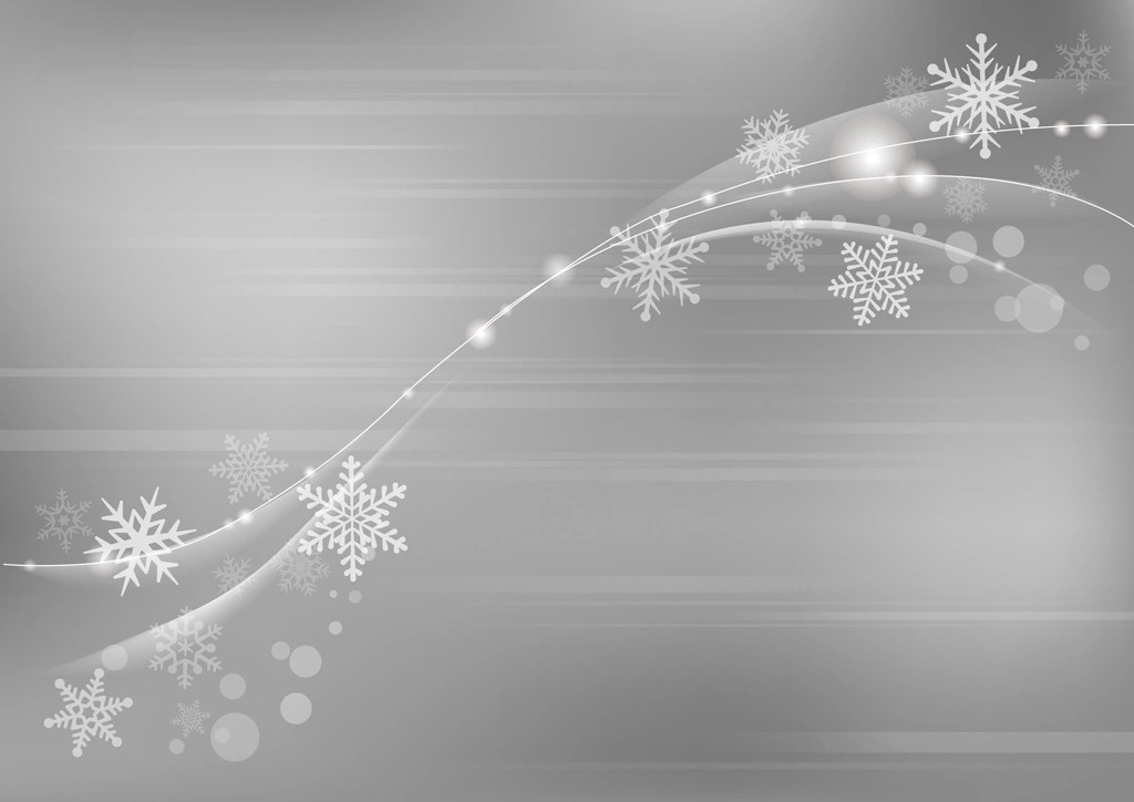 流れる雪の結晶の背景イラストとベクター&nbsp;-&nbsp;銀色