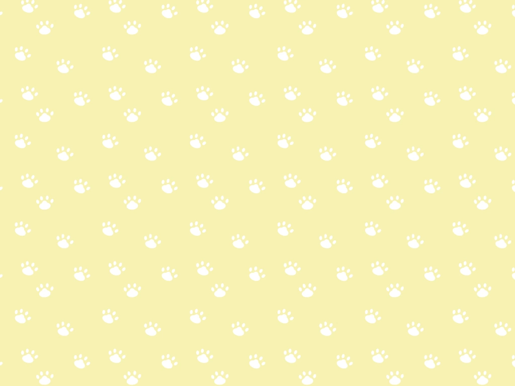 犬の足跡柄模様の背景イラストとベクター&nbsp;-&nbsp;黄色