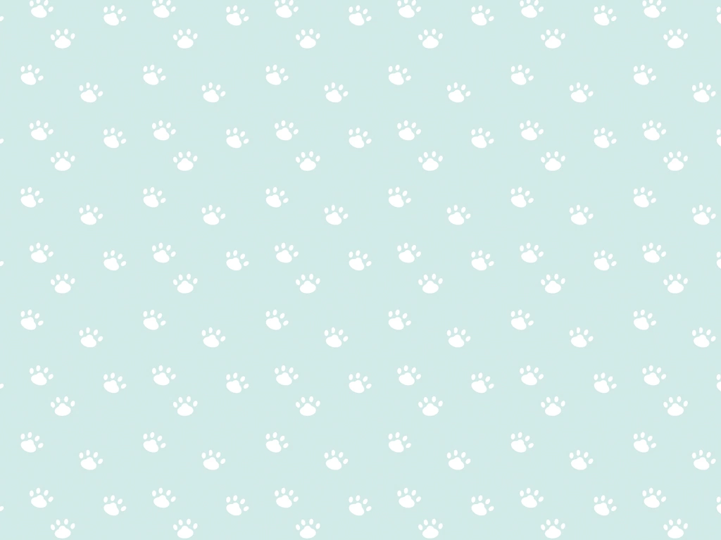 犬の足跡柄模様の背景イラストとベクター&nbsp;-&nbsp;青緑色