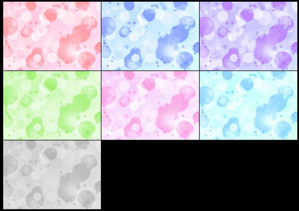 玉ボケの背景イラスト