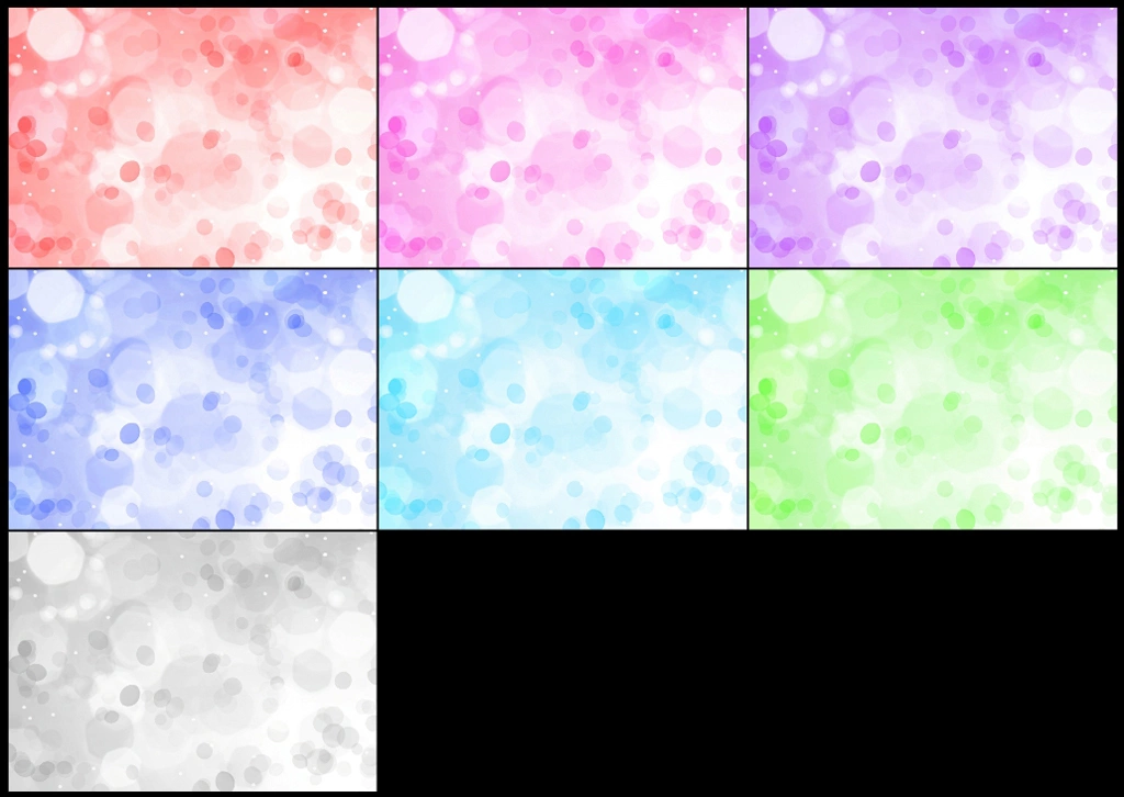 抽象的な玉ボケ背景イラスト