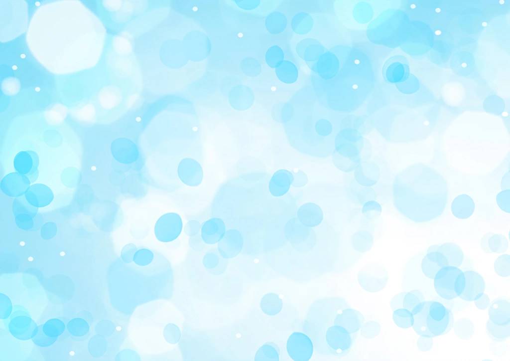 抽象的な玉ボケ背景イラスト&nbsp;-&nbsp;水色