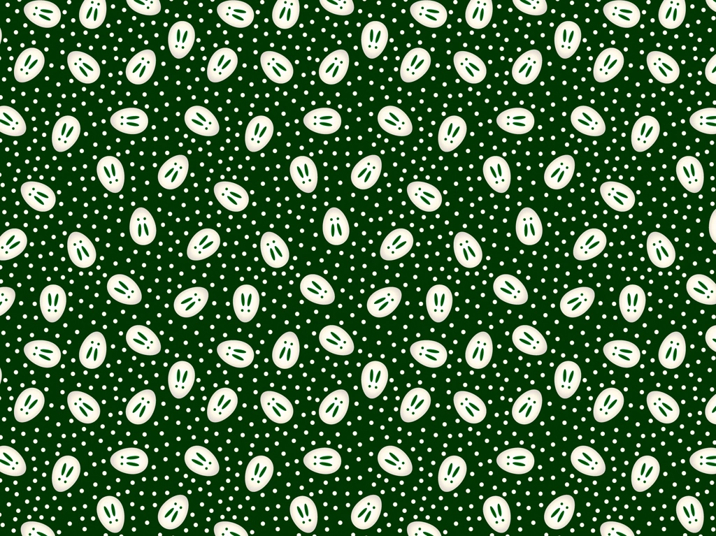 雪うさぎ柄模様の背景イラストとベクター&nbsp;-&nbsp;緑色