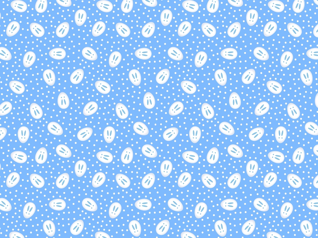 雪うさぎ柄模様の背景イラストとベクター&nbsp;-&nbsp;水色