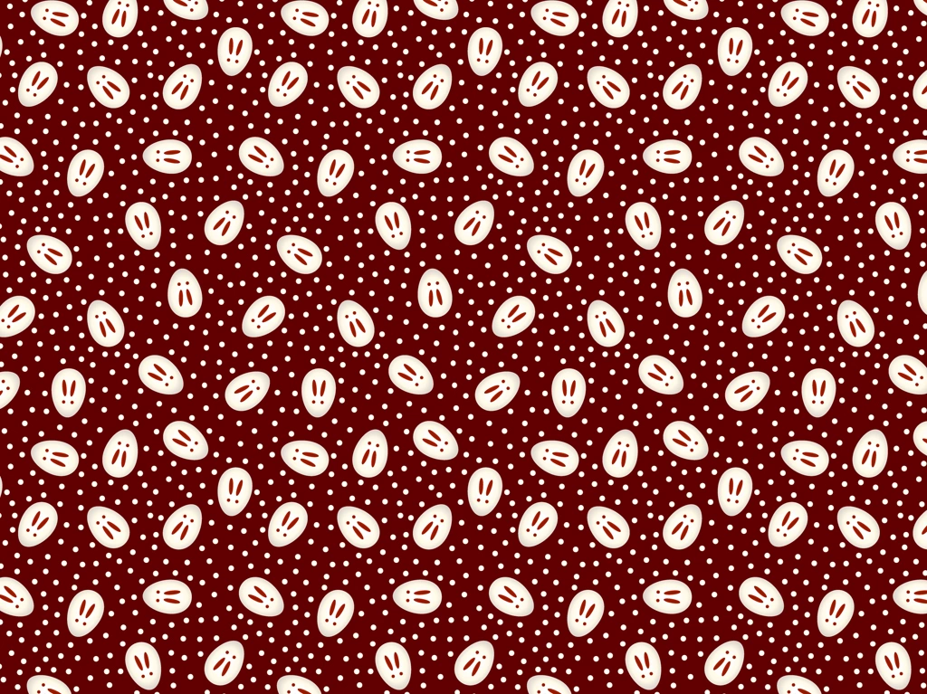 雪うさぎ柄模様の背景イラストとベクター&nbsp;-&nbsp;赤色
