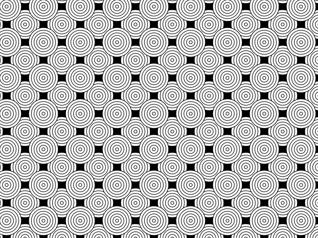 6重丸の幾何学模様の背景イラストとベクター&nbsp;-&nbsp;白色と黒色