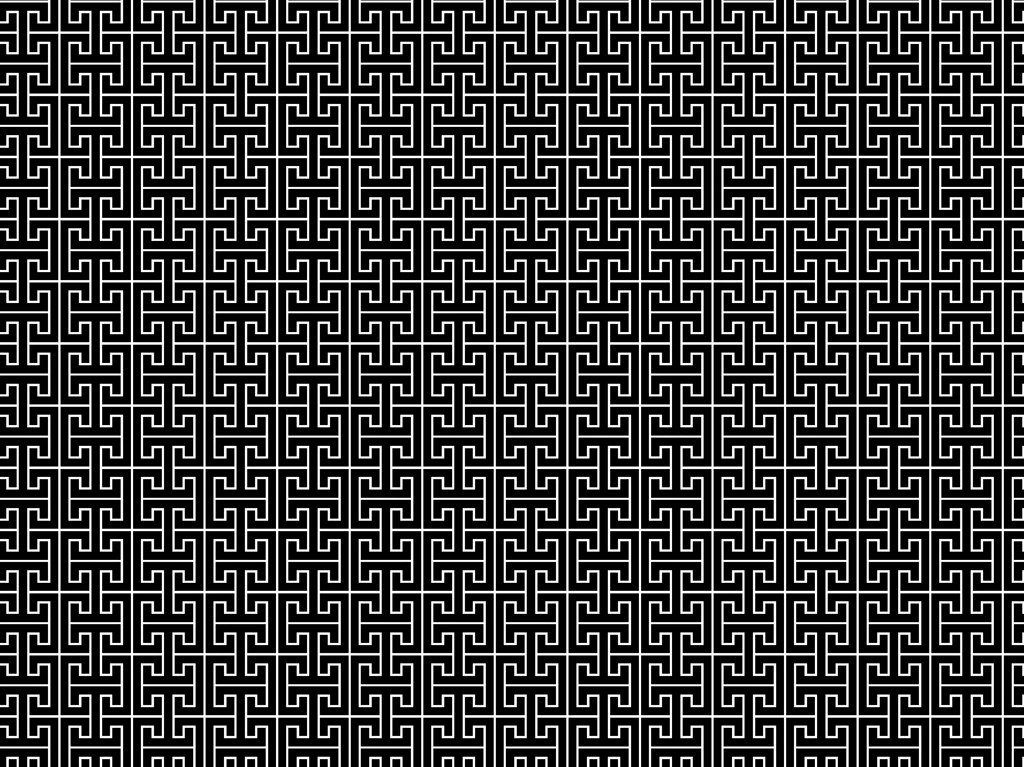工字繋ぎ文様の背景イラストとベクター&nbsp;-&nbsp;白色と黒色