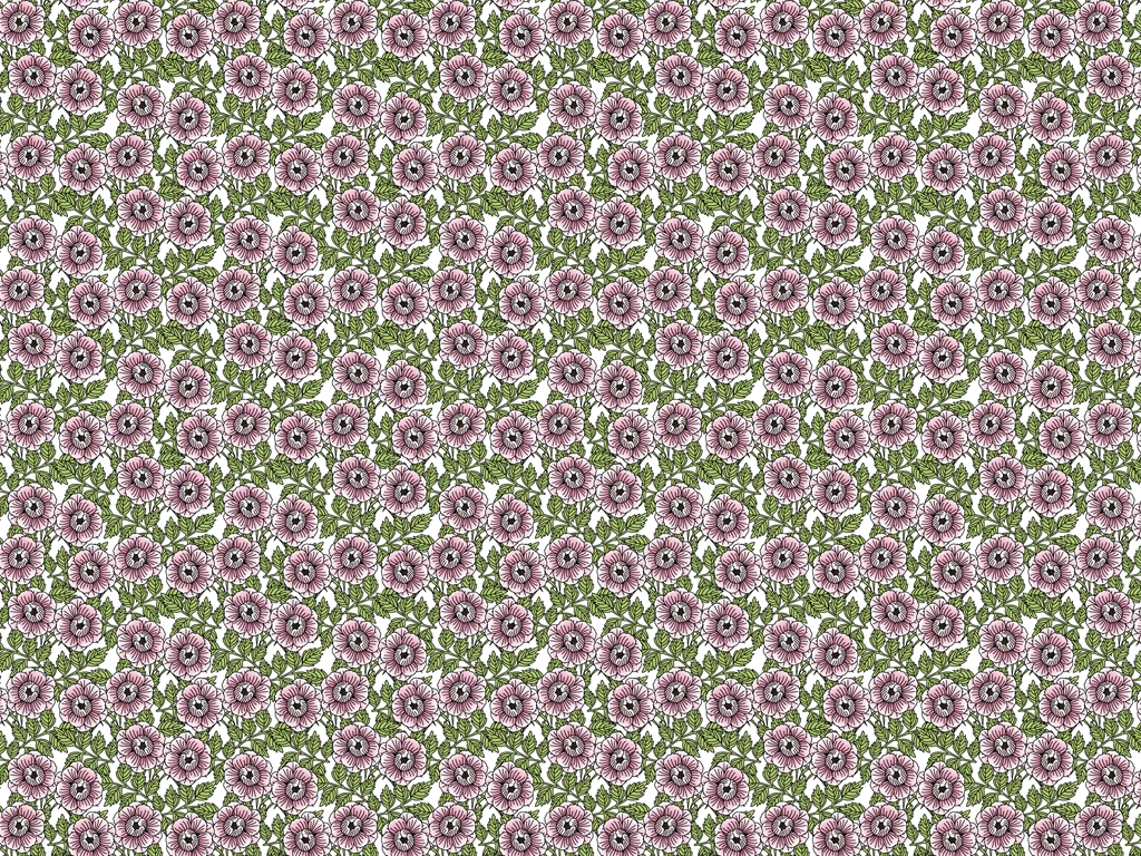花柄模様の背景イラストとベクター&nbsp;-&nbsp;ピンク色と緑色