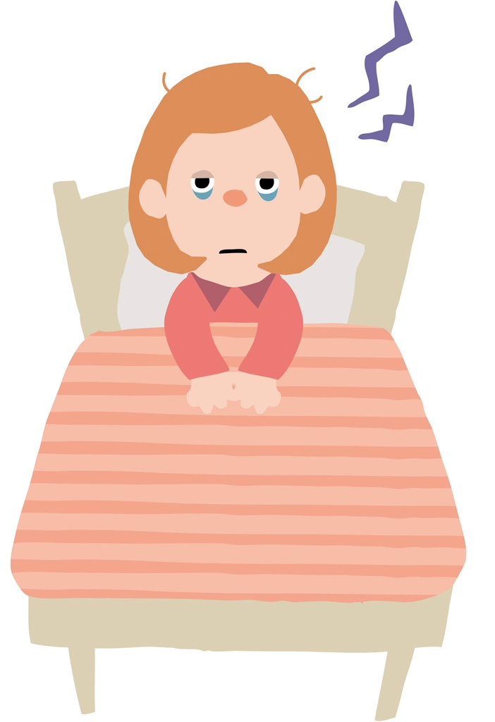 睡眠不足の家族達のイラストとベクター&nbsp;-&nbsp;お母さん