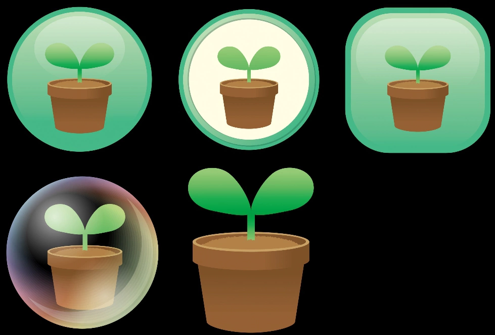 Sprout Icon Illustrations and Vectors
