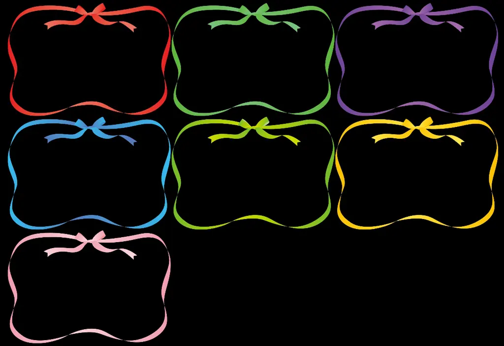 Ribbon Frame Illustrations and Vectors